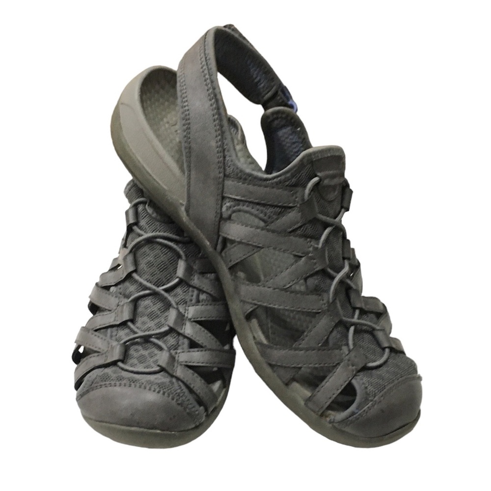Baretraps Frezie Gladiator Gray Sandals Shoes 8